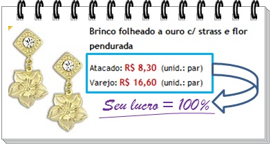 lucro revender folheado ouro prata